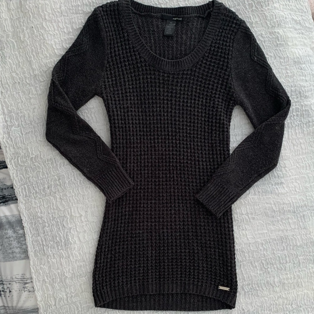 Grey wool sweater